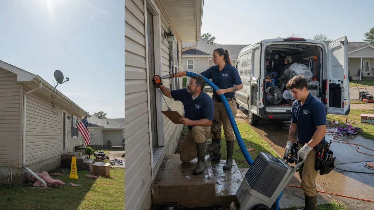 Ceiling Water Damage Restoration in Markle, IN near me